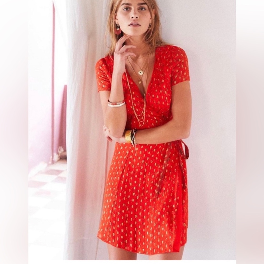 Sezane Anastasia Wrap Dress Size 36 (US 4)